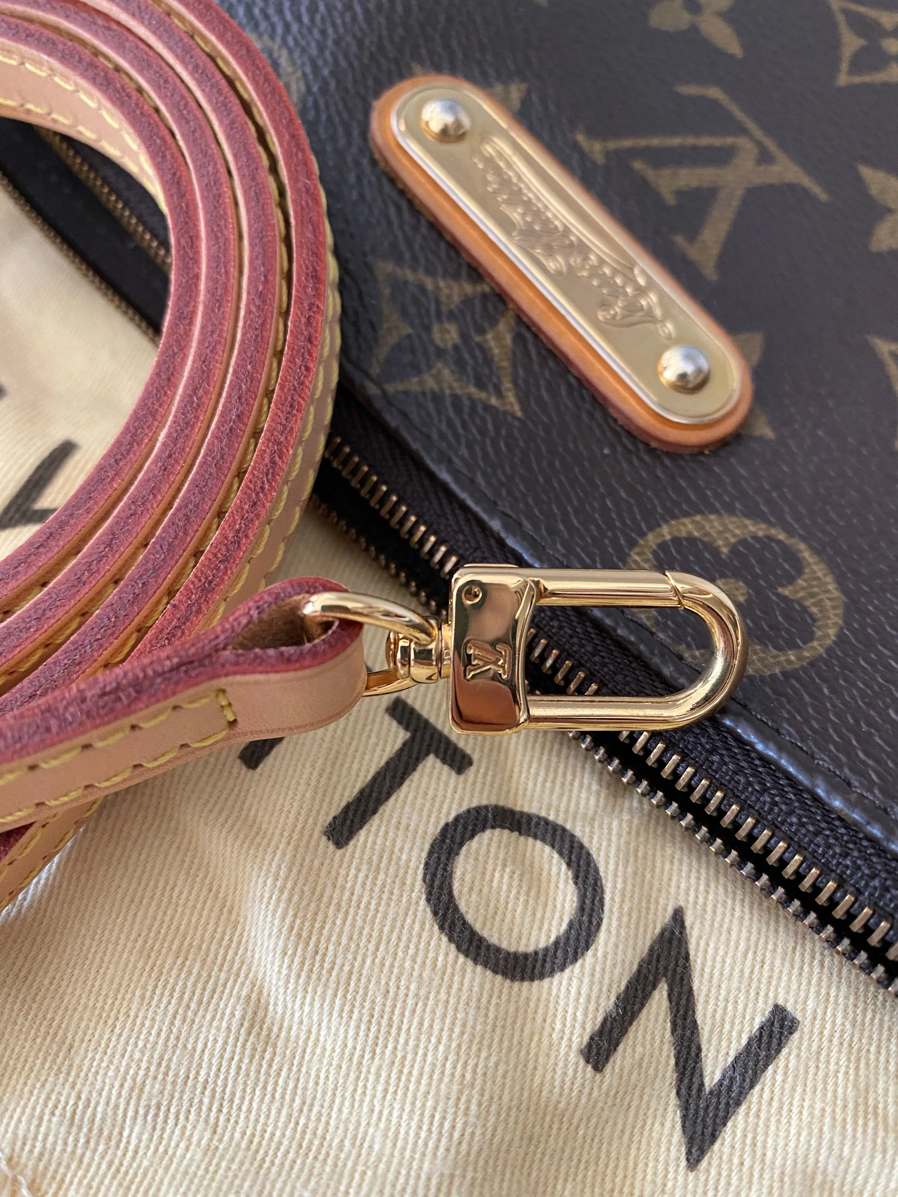 Louis Vuitton Monogram Eva Clutch Two-Way Pochette Bag