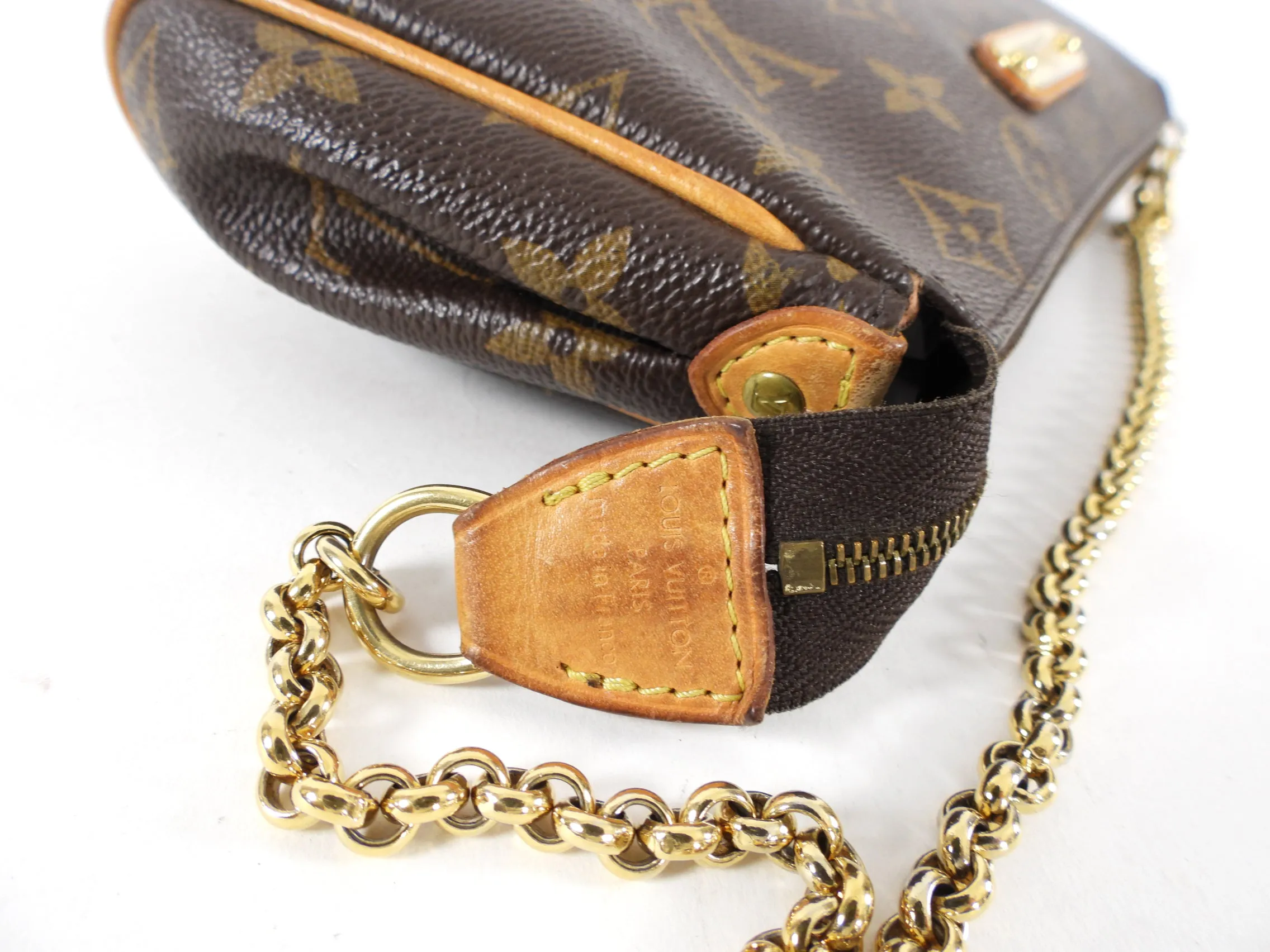 Louis Vuitton Monogram Eva Clutch Two-Way Pochette Bag
