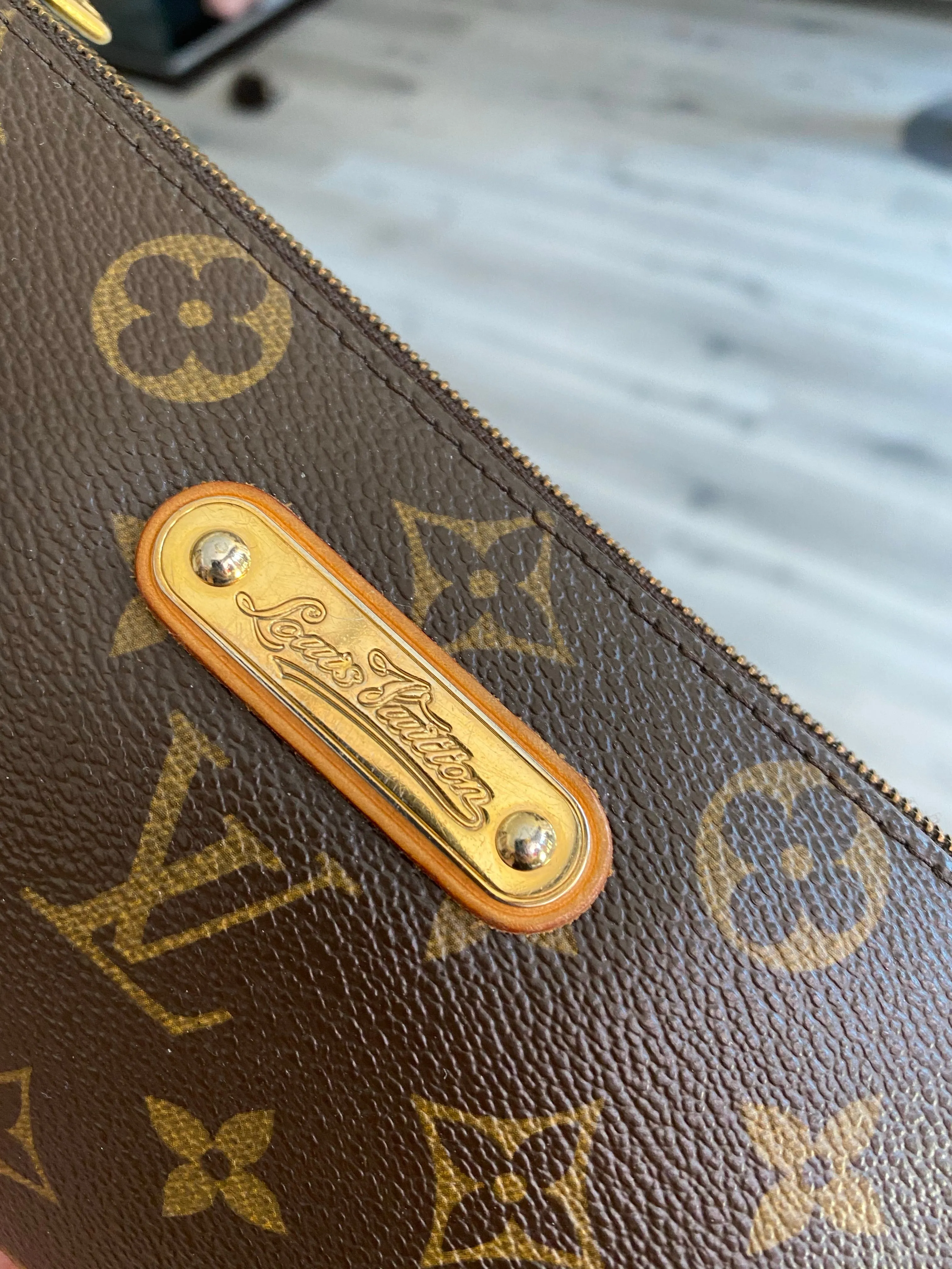 Louis Vuitton Monogram Eva Clutch Two-Way Pochette Bag