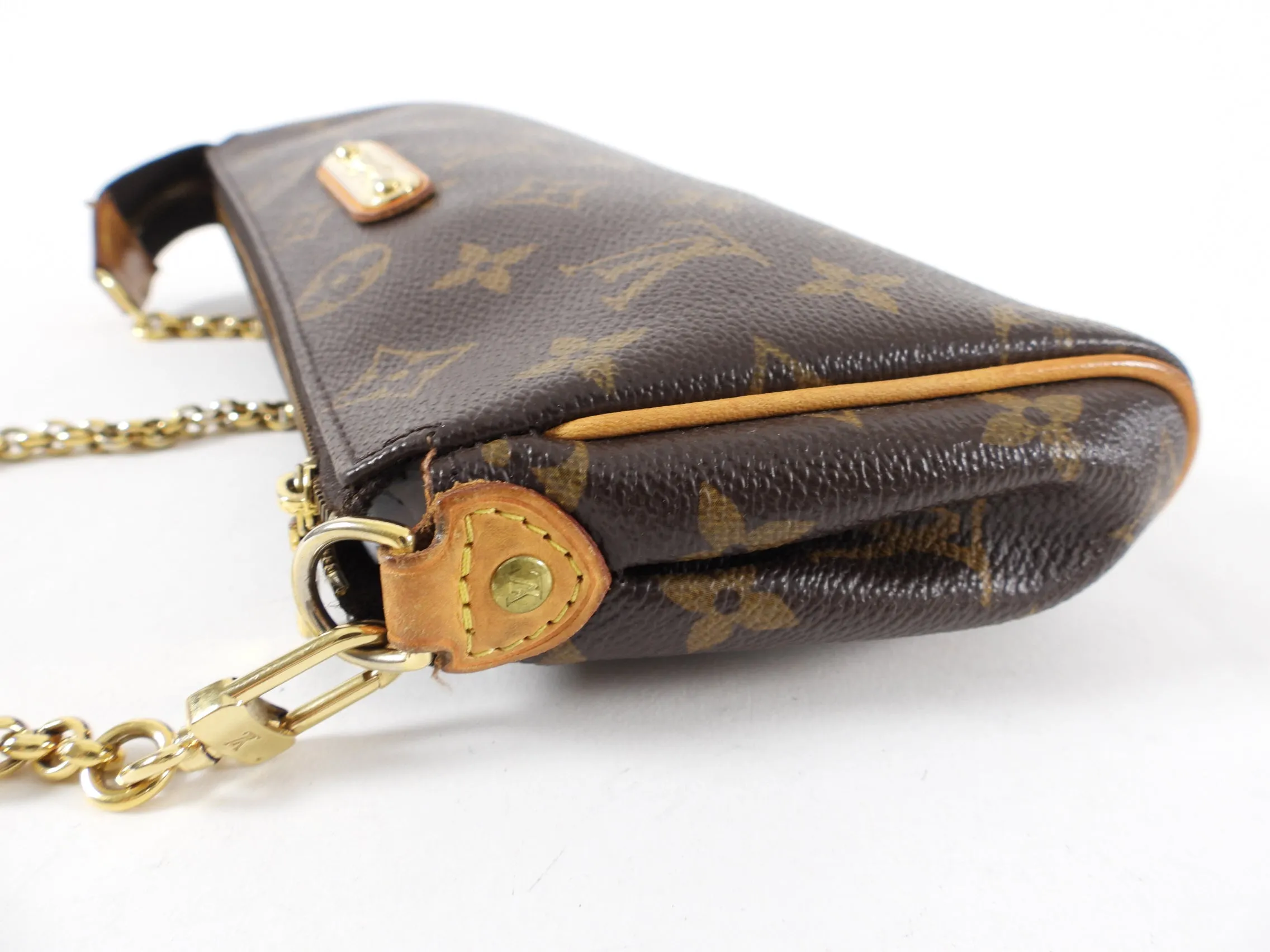 Louis Vuitton Monogram Eva Clutch Two-Way Pochette Bag