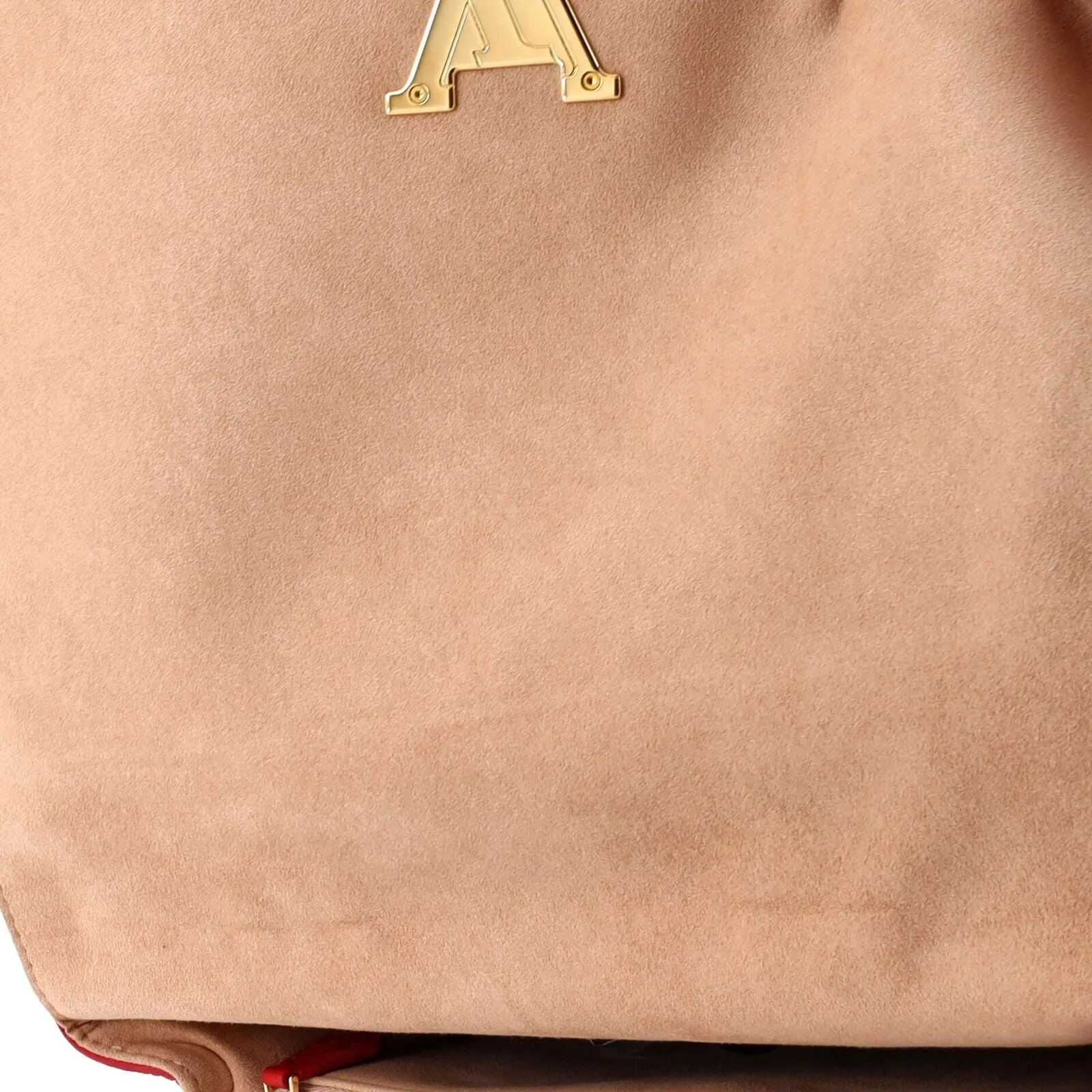 Louis Vuitton Volta Handbag Leather Red