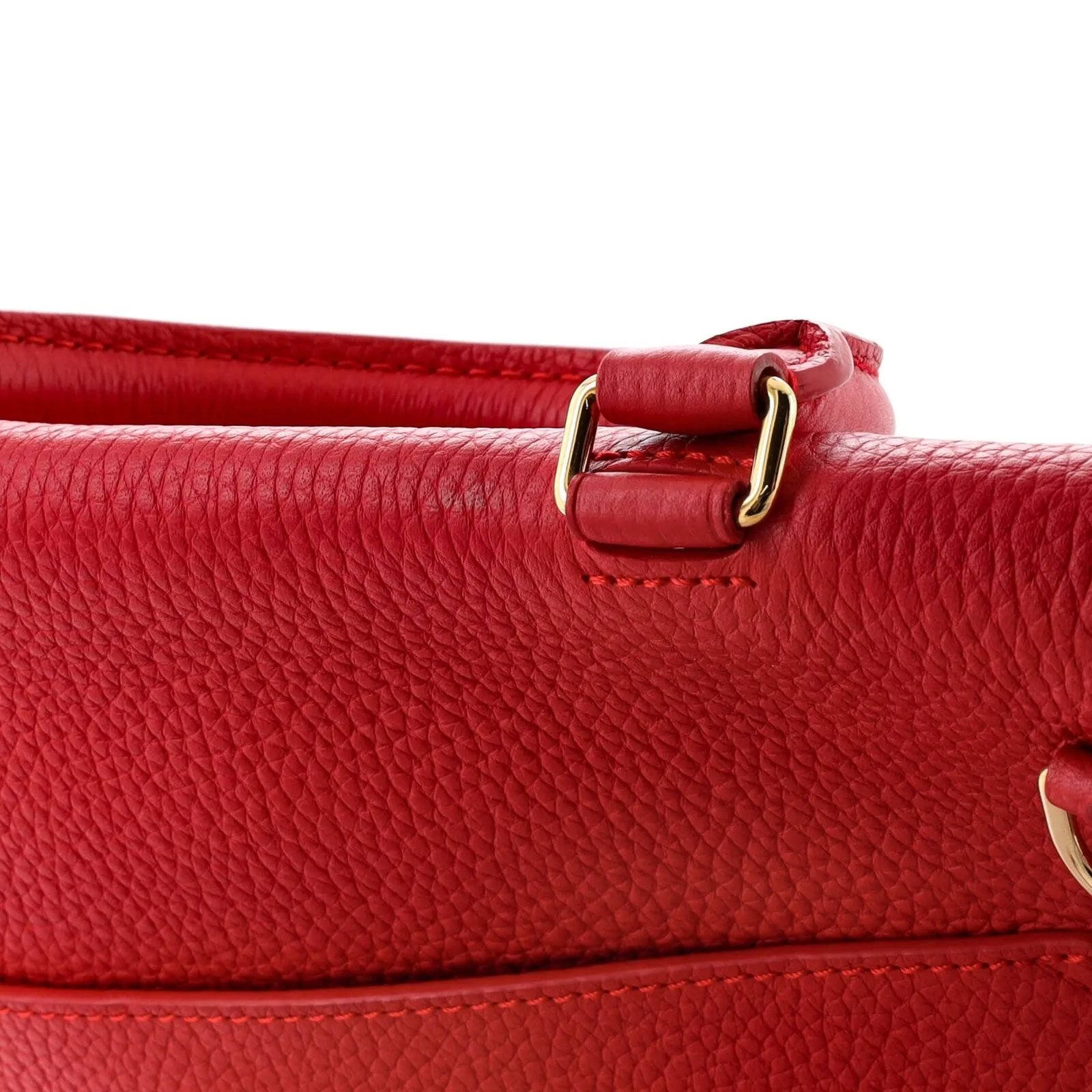 Louis Vuitton Volta Handbag Leather Red