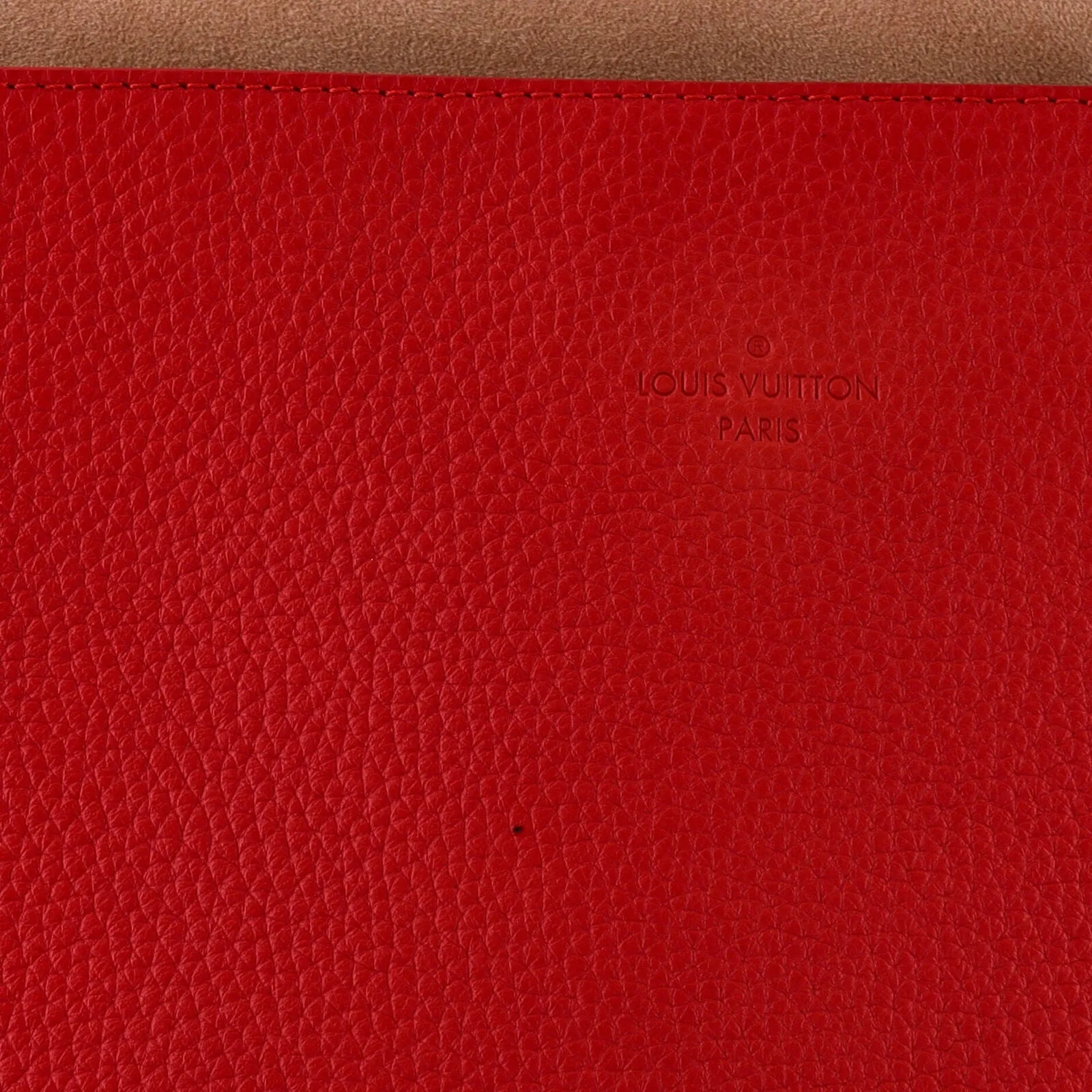 Louis Vuitton Volta Handbag Leather Red