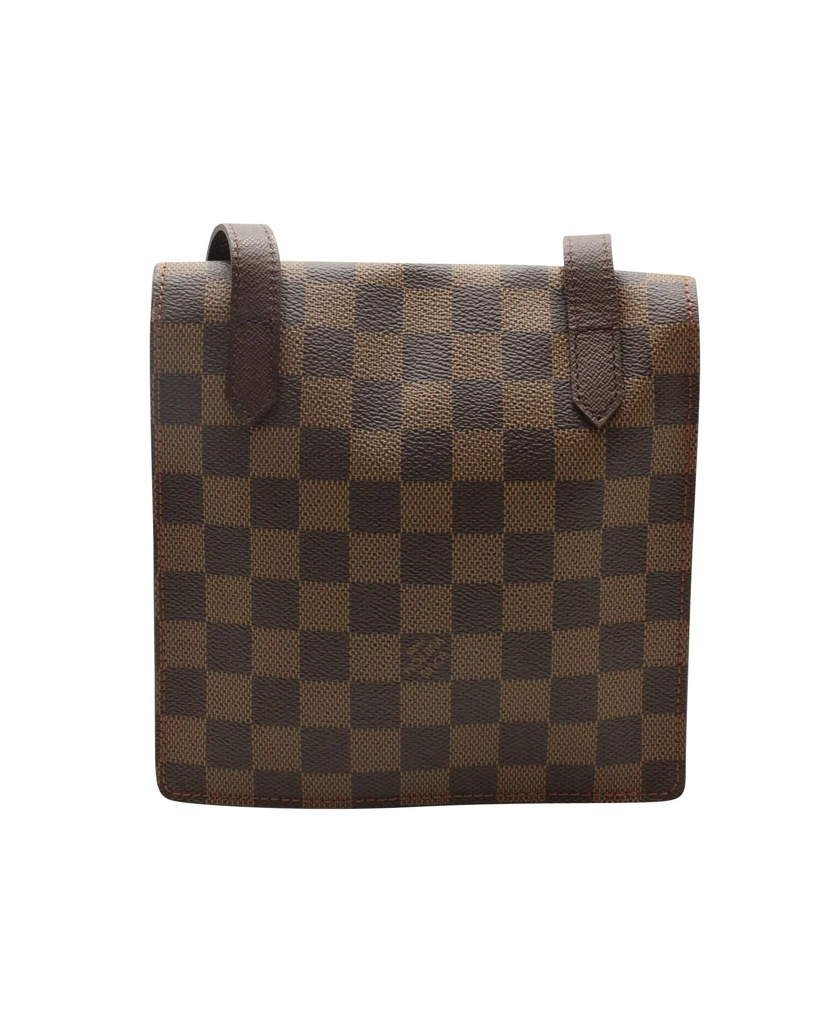 Louis Vuittton Damier Ebene Pimlico Crossbody Bag in Brown Coated Canvas