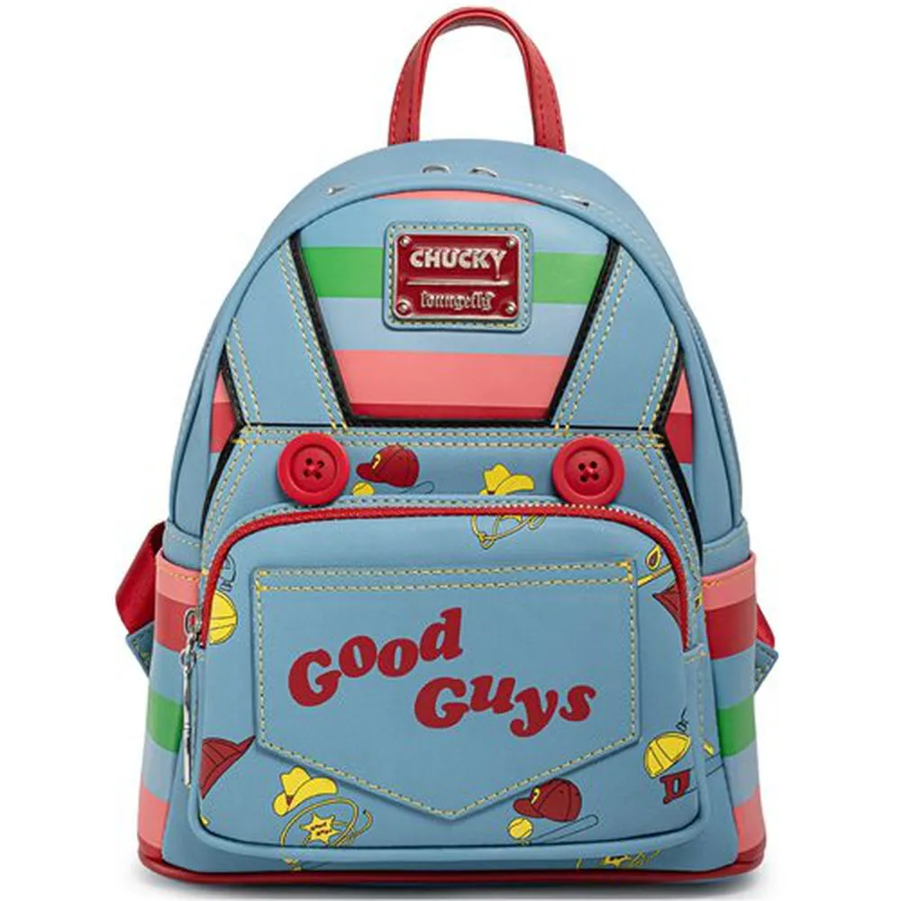 Loungefly Child's Play Chucky Cosplay Mini Backpack