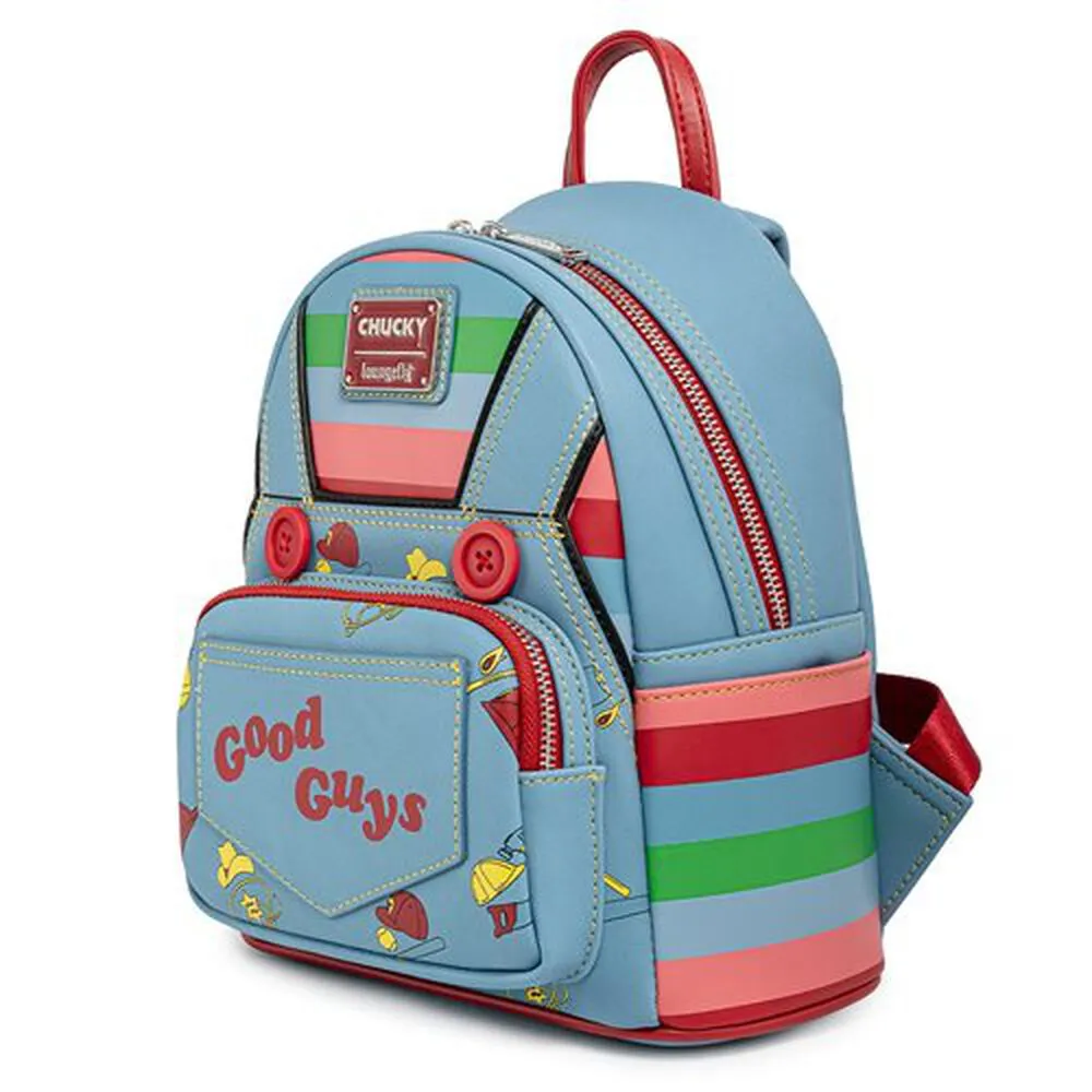 Loungefly Child's Play Chucky Cosplay Mini Backpack