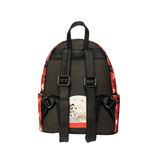 Loungefly Disney Holiday Mickey Mouse and Minnie Mouse Mini-Backpack [EE Exclusive]