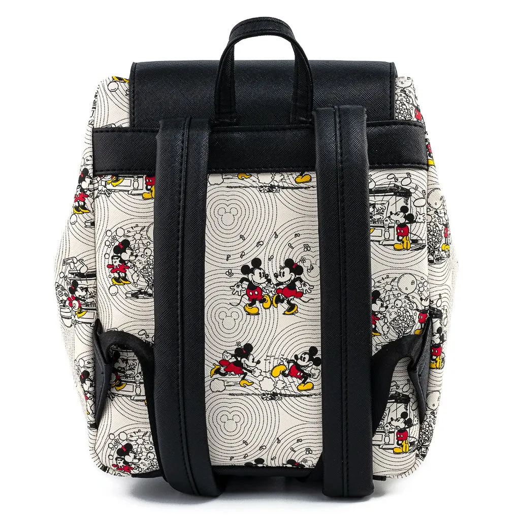 Loungefly x Disney Mickey Mouse Hardware Bow Backpack