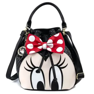 Loungefly x Disney Minnie Mouse Bow Bucket Bag
