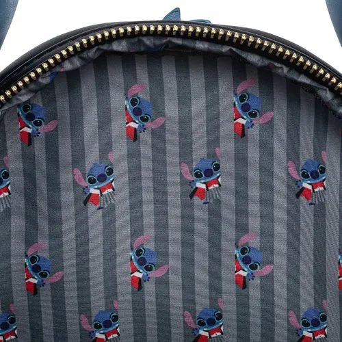 Loungefly x Disney Vampire Stitch Bowtie Mini Backpack