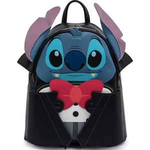 Loungefly x Disney Vampire Stitch Bowtie Mini Backpack
