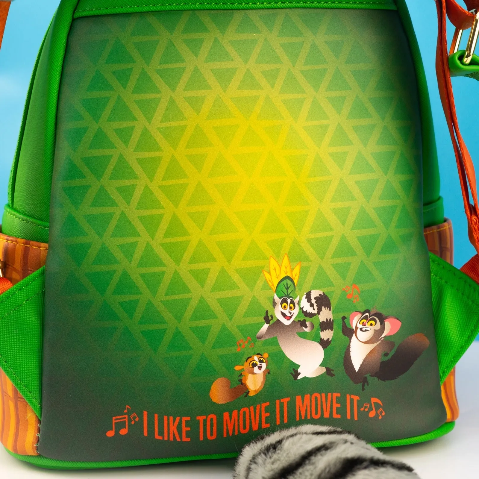Loungefly x DreamWorks Madagascar King Julien Cosplay Mini Backpack