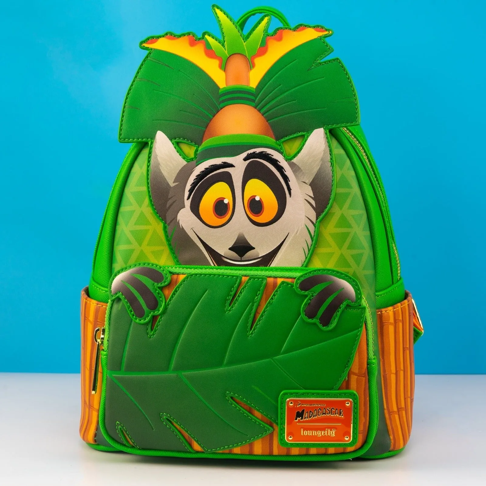 Loungefly x DreamWorks Madagascar King Julien Cosplay Mini Backpack