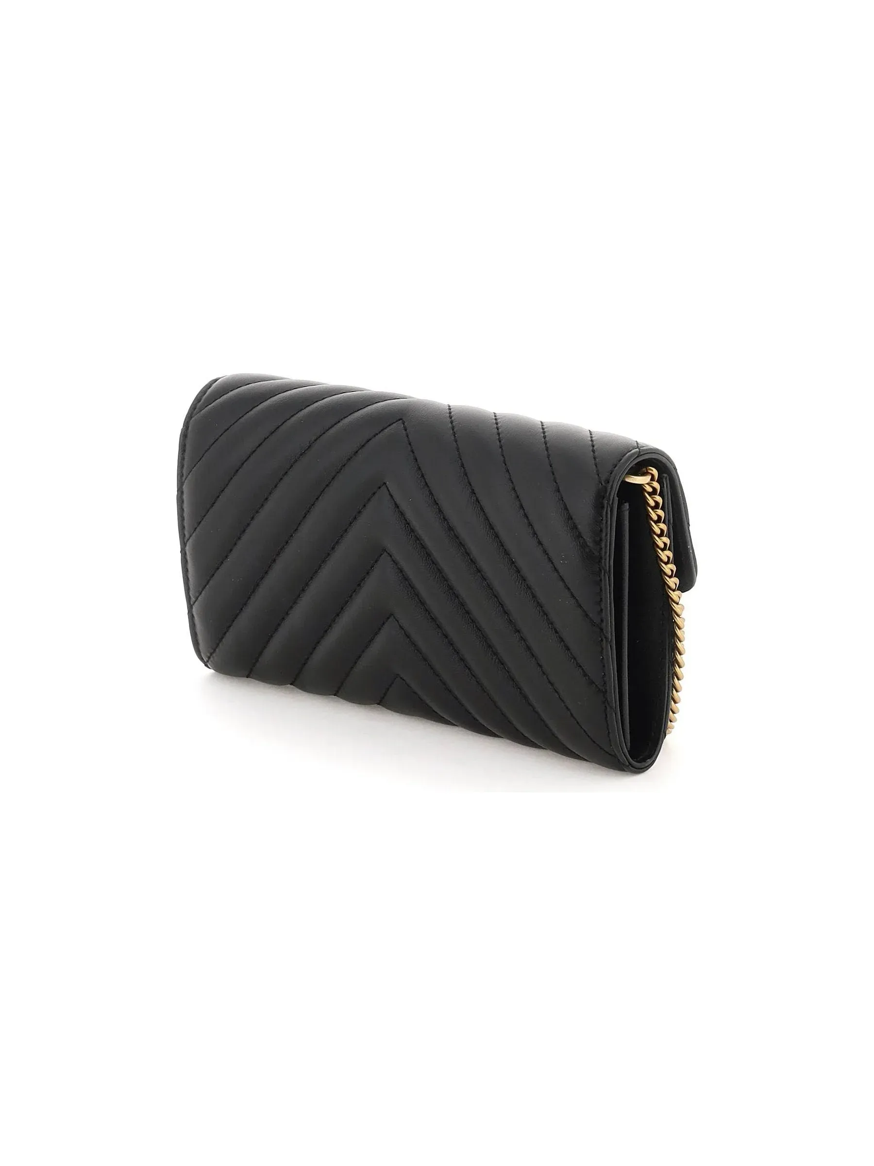 Love Bag Chevron Leather Wallet