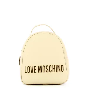 Love Moschino - Zaino Eco-Friendly con logo Avorio - JC4197PP1I - GRS/AVORIO