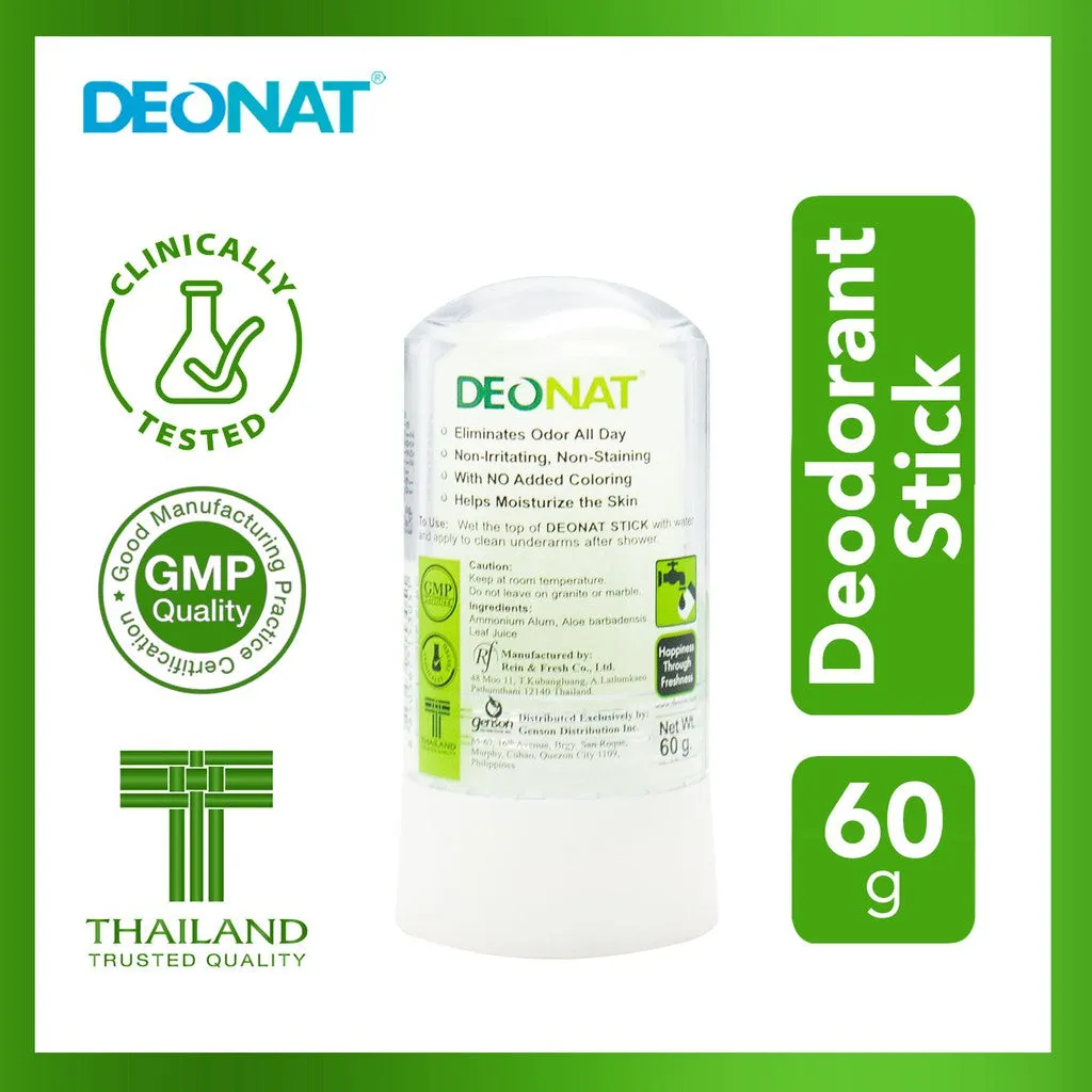 Luxe Organix DEONAT Aloe Mineral Deodorant Stick 60g