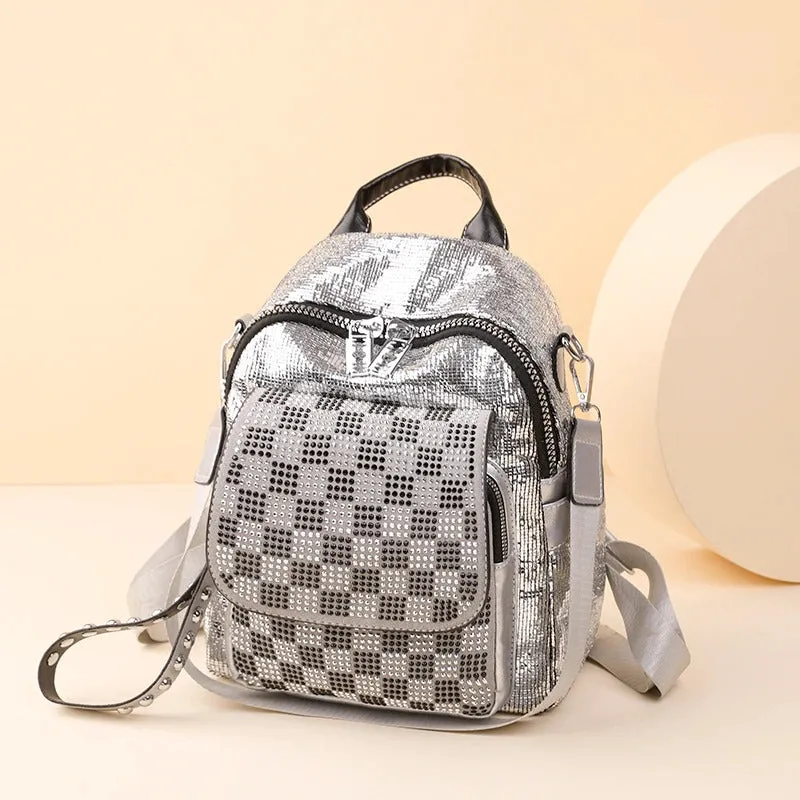 Luxury Leather Backpack for Women, Multi-Function & Large Capacity Bag