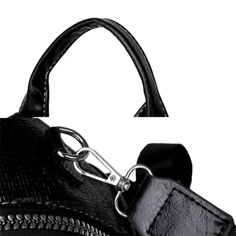 Luxury Leather Backpack for Women, Multi-Function & Large Capacity Bag