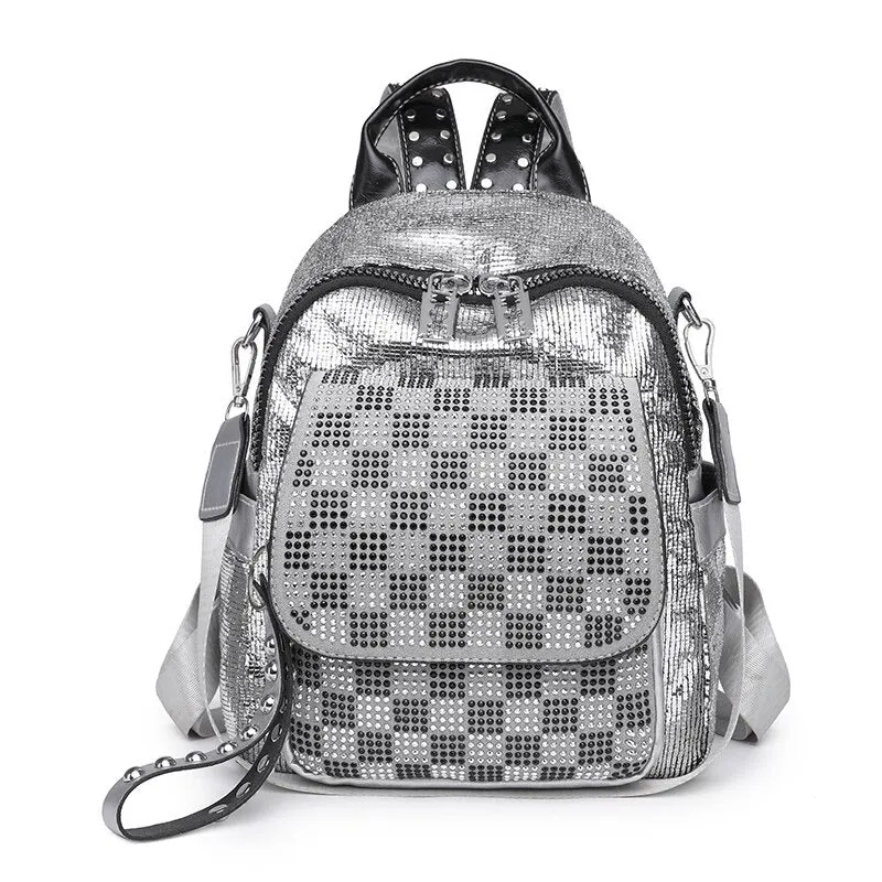 Luxury Leather Backpack for Women, Multi-Function & Large Capacity Bag