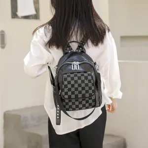 Luxury Leather Backpack for Women, Multi-Function & Large Capacity Bag