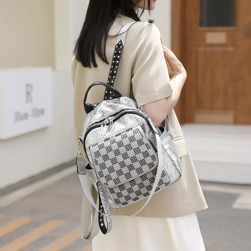 Luxury Leather Backpack for Women, Multi-Function & Large Capacity Bag