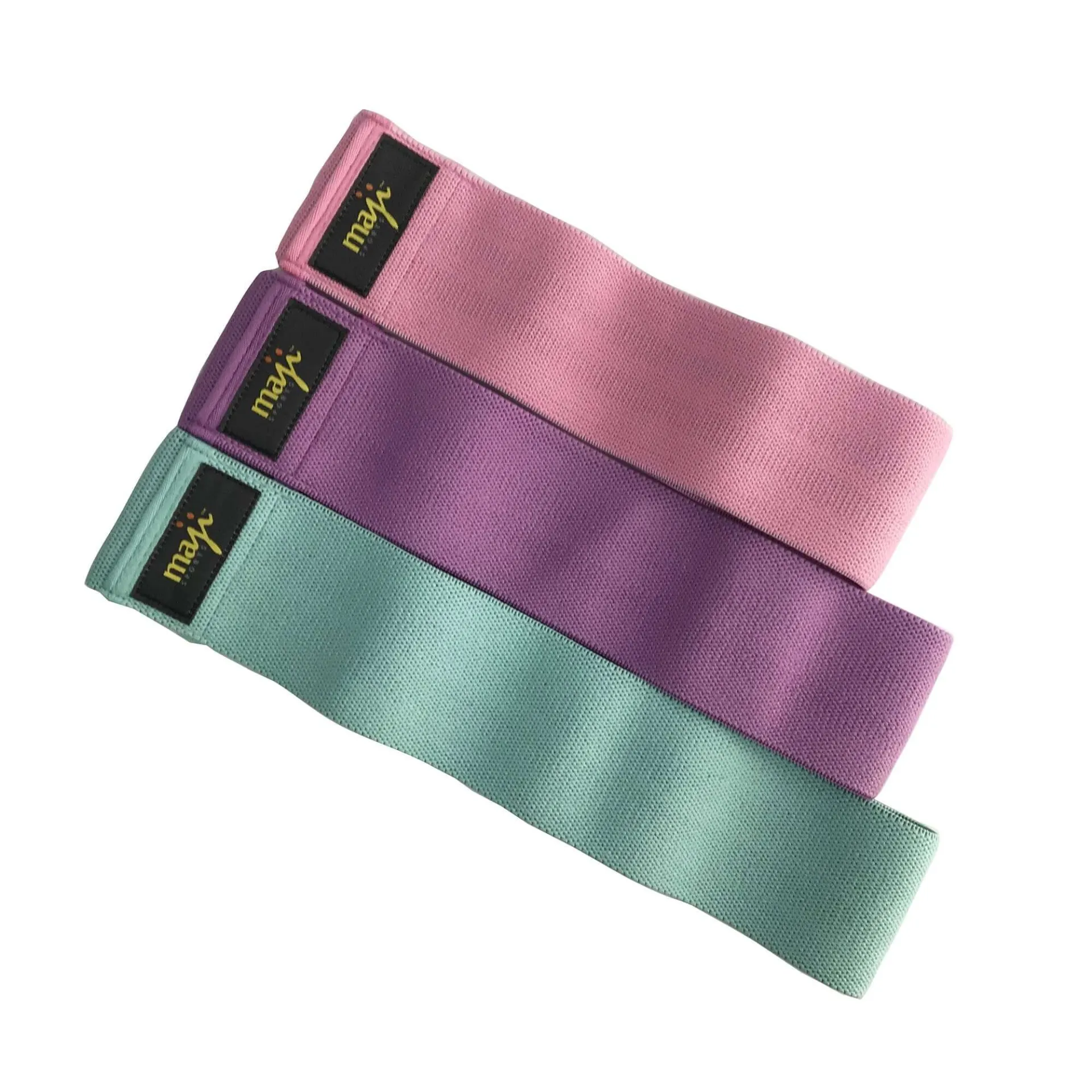 Maji Sports Pack of Three Booty Bands - 3 Sizes 3 Weights