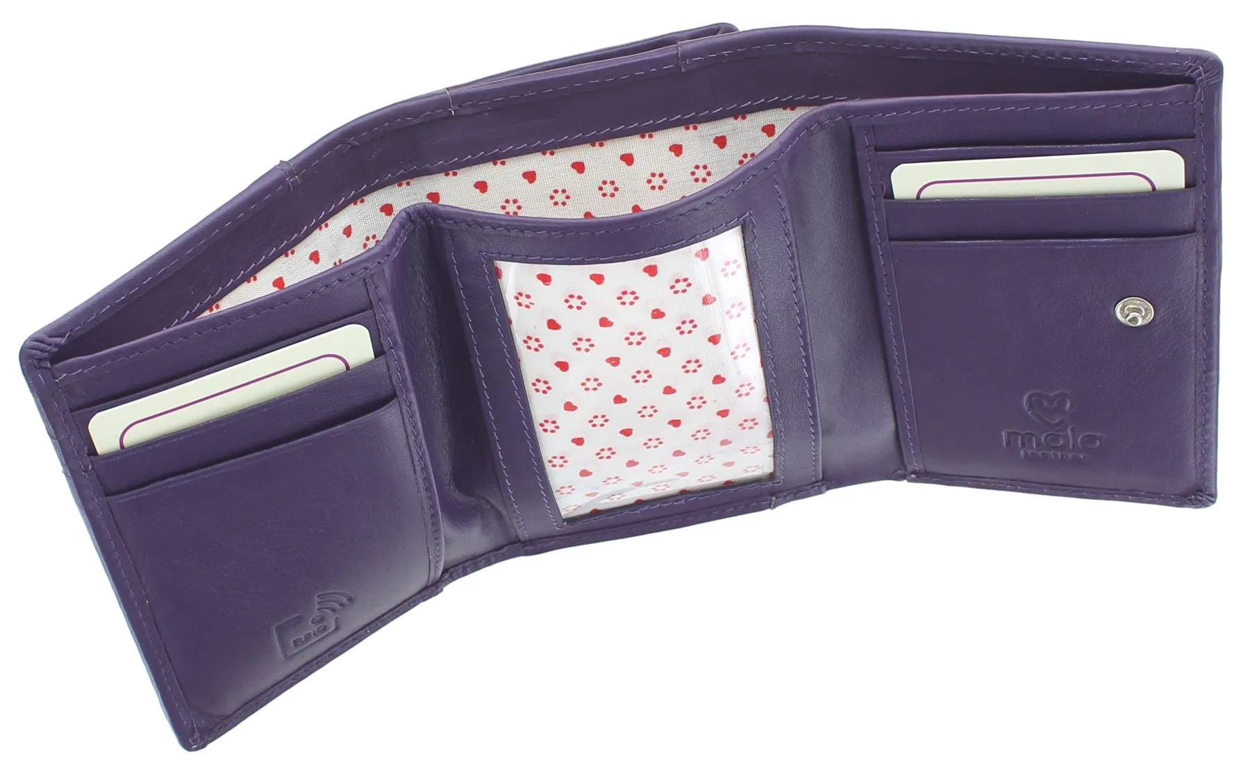 Mala Leather Lucy Collection Small Leather Purse RFID 3512_30
