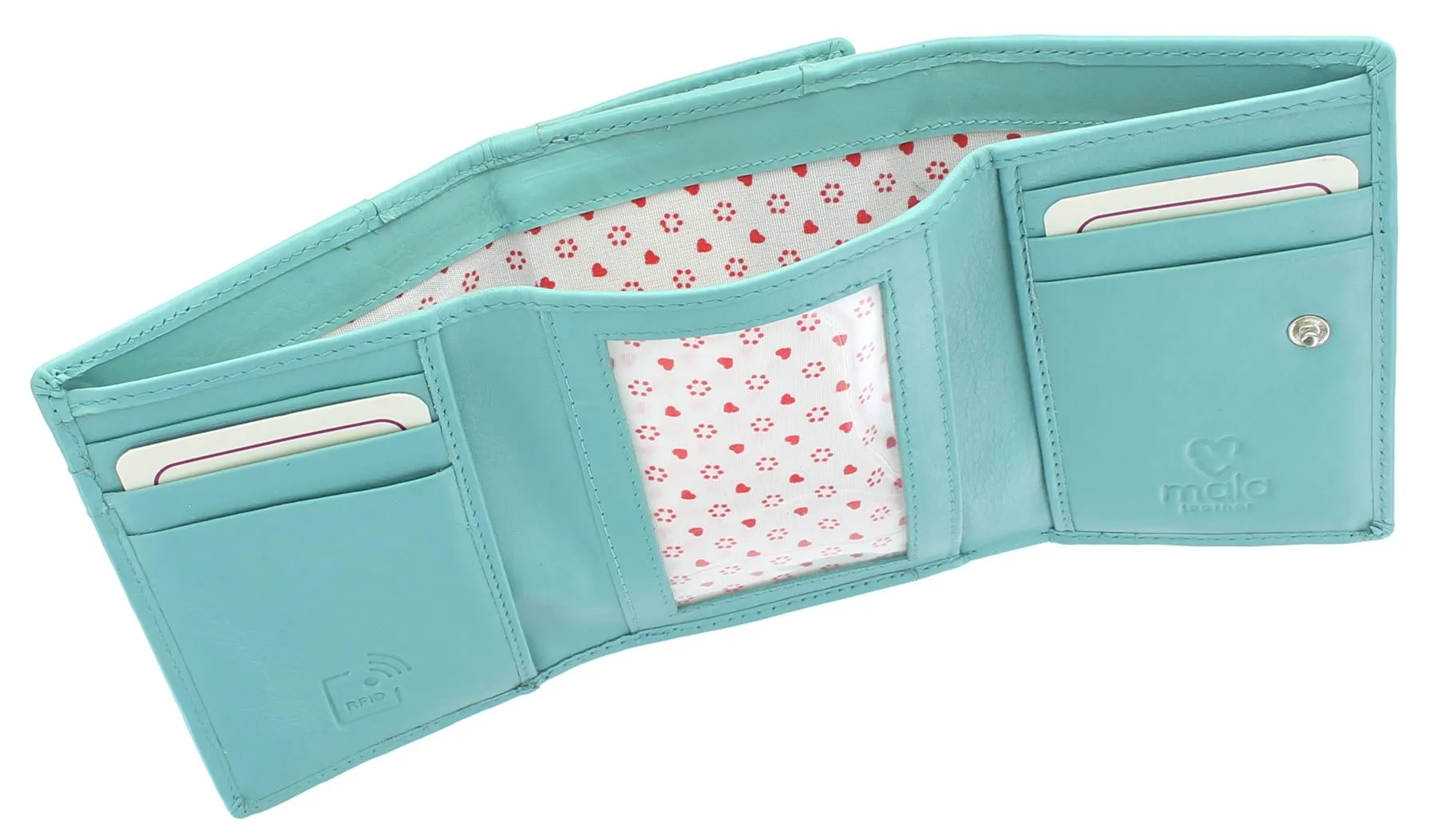 Mala Leather Lucy Collection Small Leather Purse RFID 3512_30
