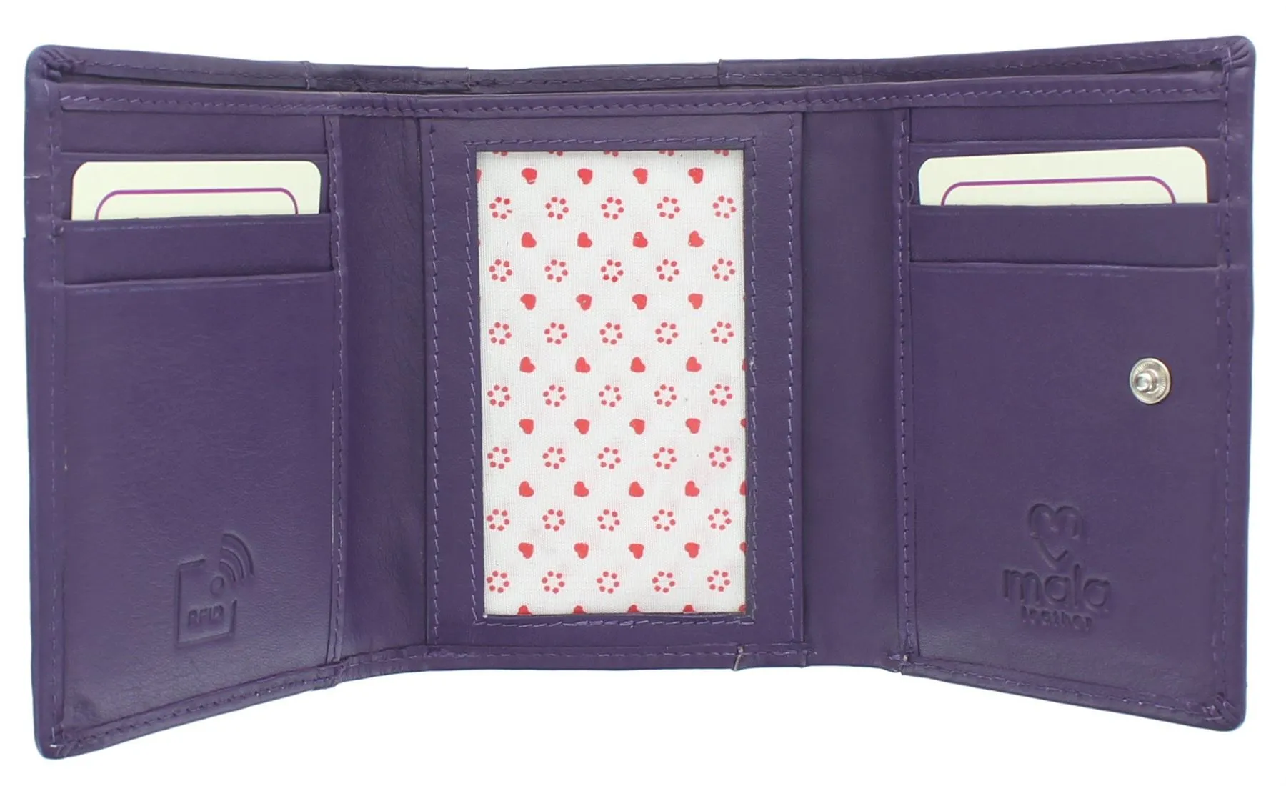 Mala Leather Lucy Collection Small Leather Purse RFID 3512_30