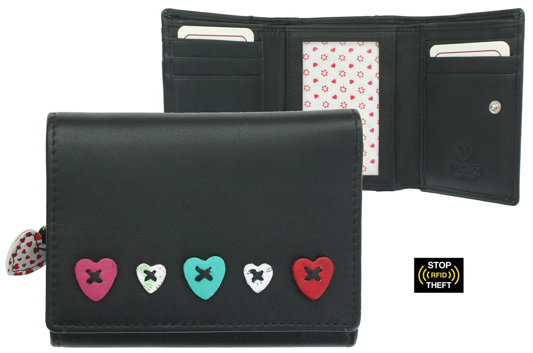 Mala Leather Lucy Collection Small Leather Purse RFID 3512_30