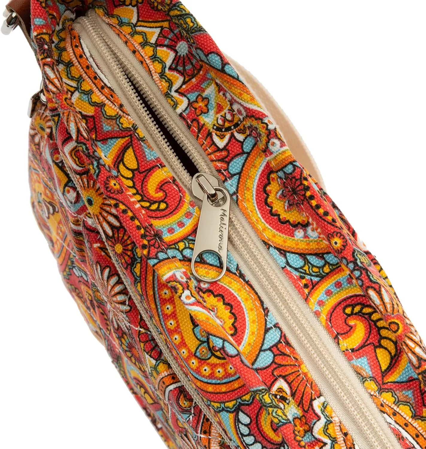 Malirona Women 's Durable Floral Crossbody Bag Canvas Messenger Handbag Multi Pocket Travel Satchel Purse