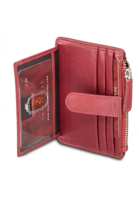 Mancini EQUESTRIAN-2 Men`s RFID Secure Card Case and Coin Pocket
