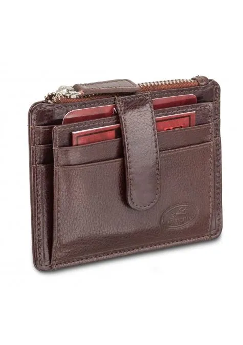 Mancini EQUESTRIAN-2 Men`s RFID Secure Card Case and Coin Pocket
