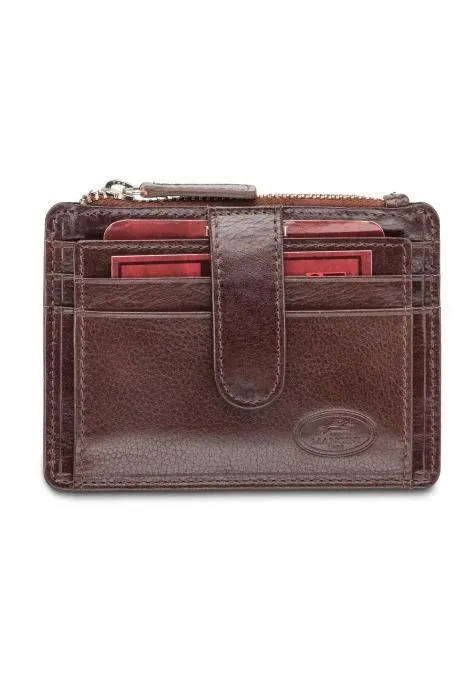Mancini EQUESTRIAN-2 Men`s RFID Secure Card Case and Coin Pocket