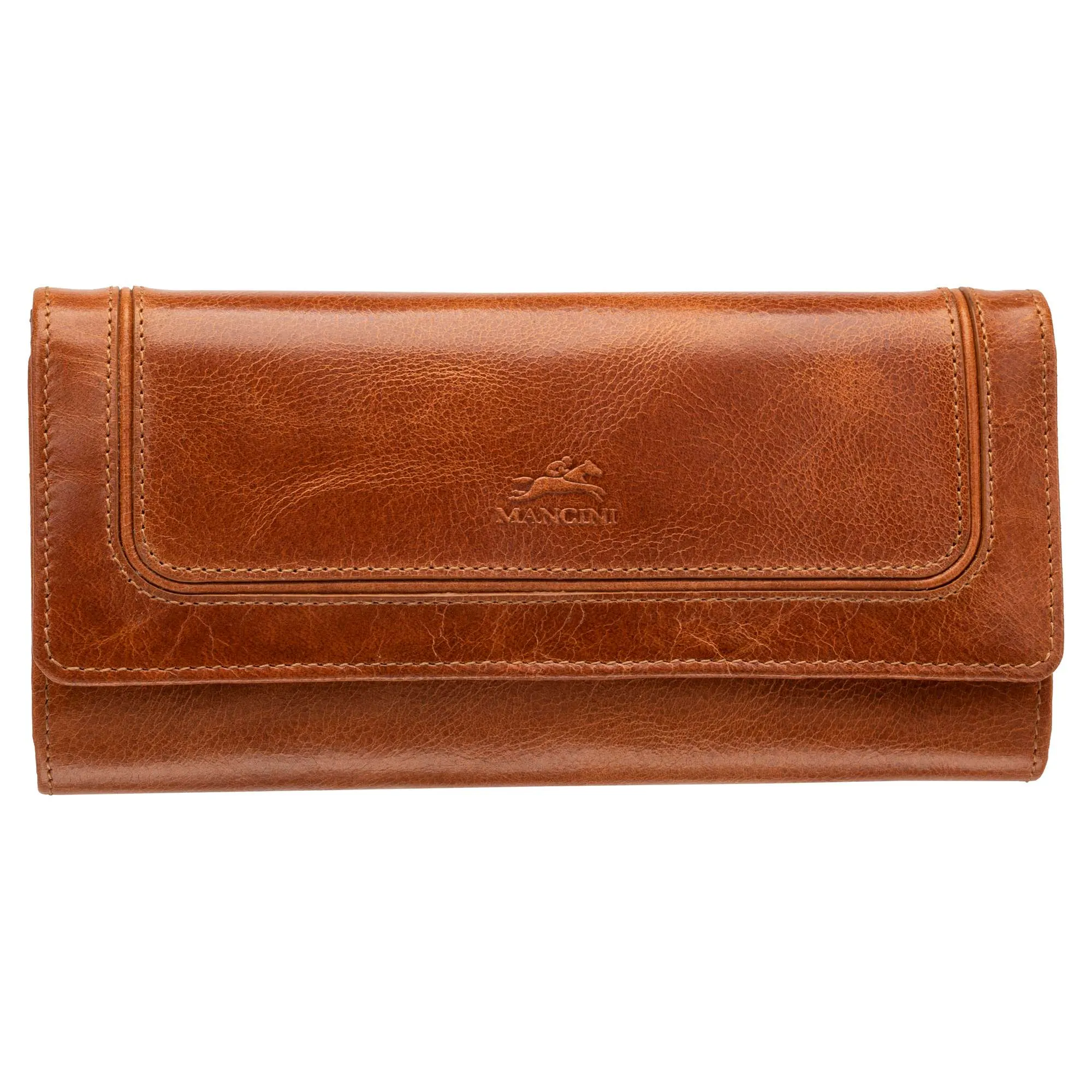 Mancini South Beach RFID Secure Trifold Wallet