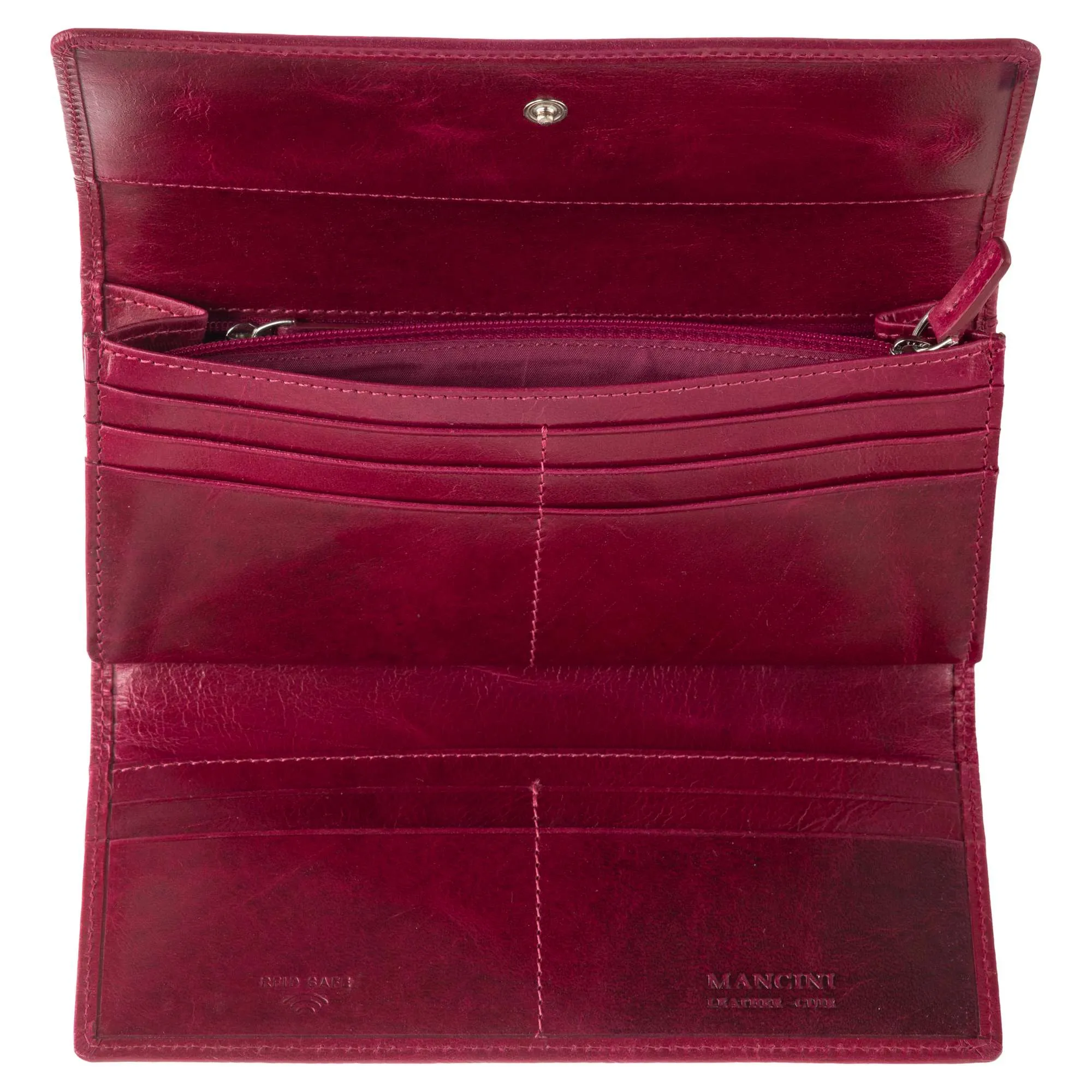 Mancini South Beach RFID Secure Trifold Wallet
