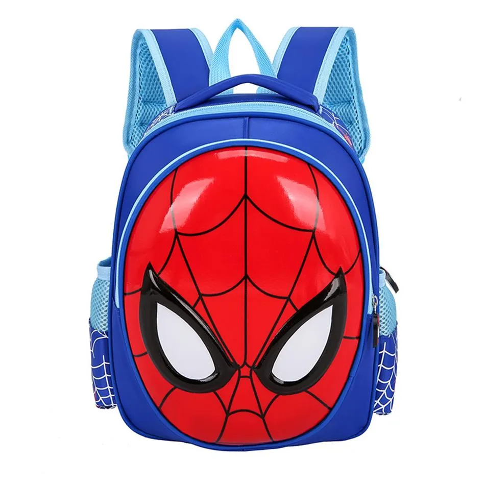 Marvel Spiderman Backpacks Super Heroes New School Bag 3D Print
