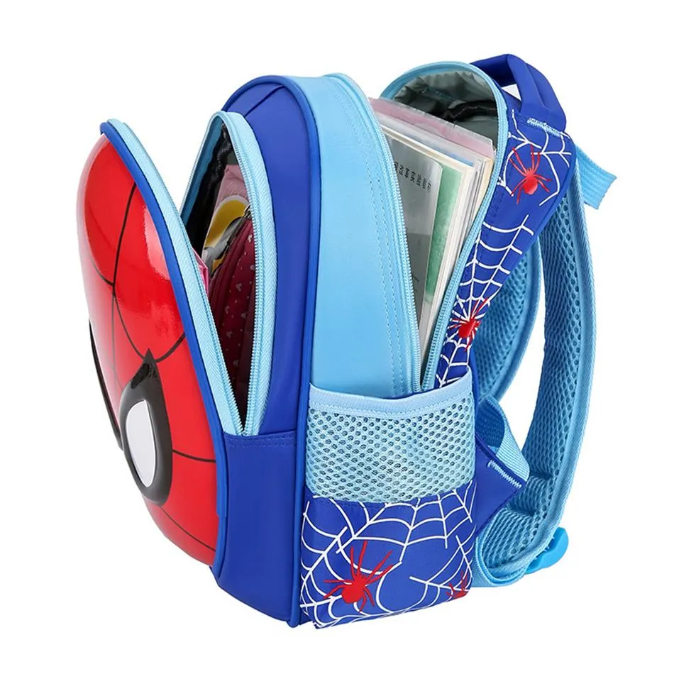 Marvel Spiderman Backpacks Super Heroes New School Bag 3D Print