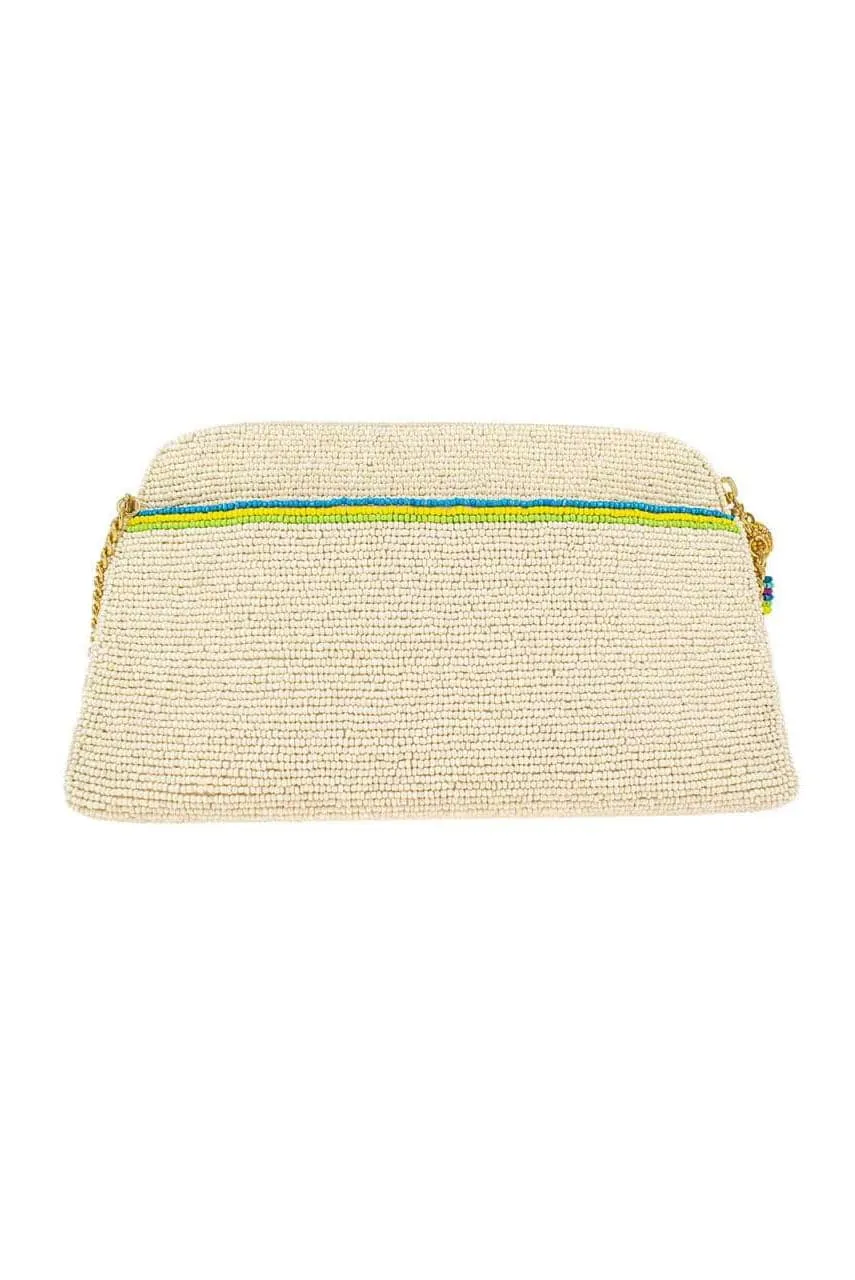Mary Frances Rise and Shine Beaded Crossbody Clutch