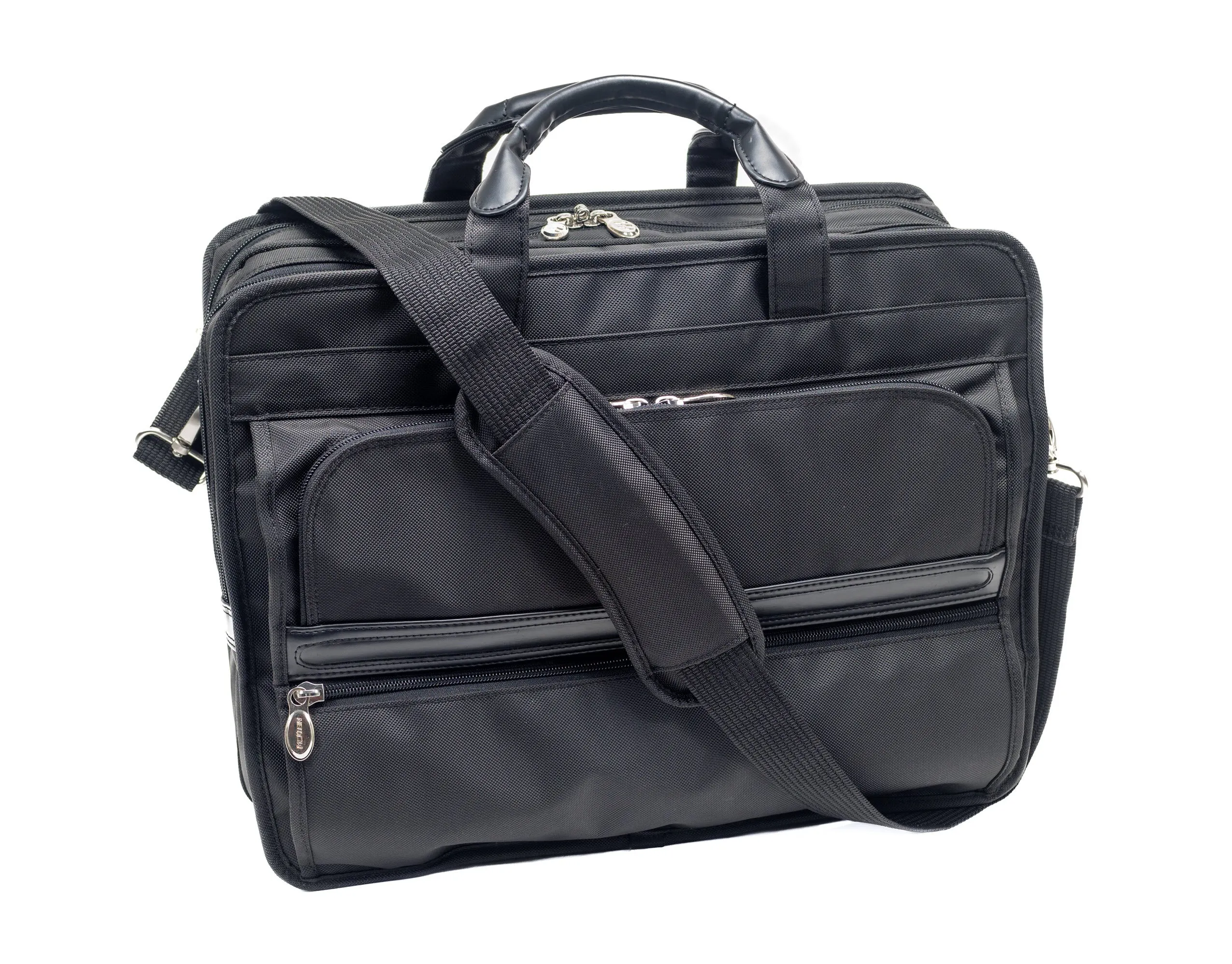 McKlein ELSTON 15" Nylon Double Compartment Laptop Briefcase