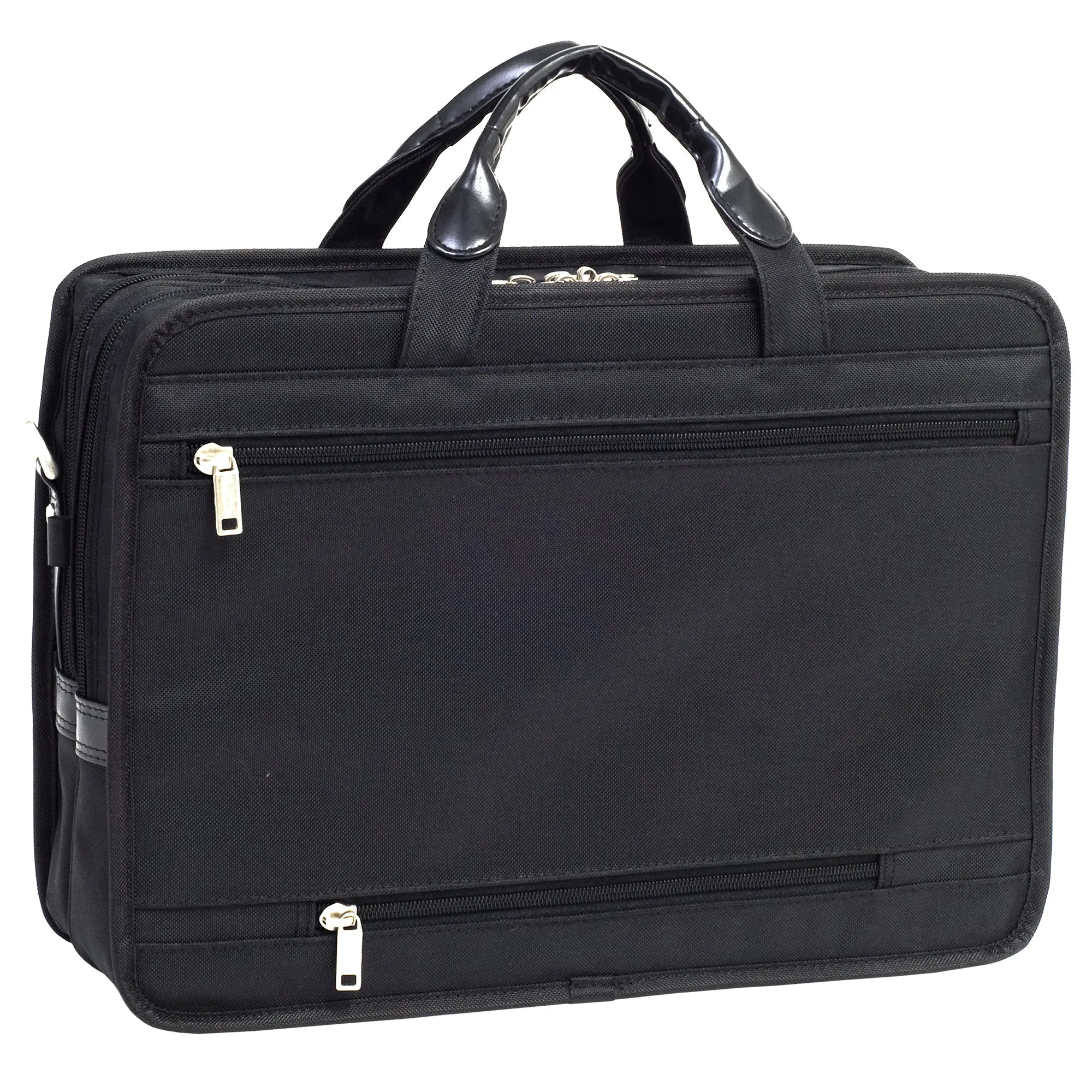 McKlein ELSTON 15" Nylon Double Compartment Laptop Briefcase
