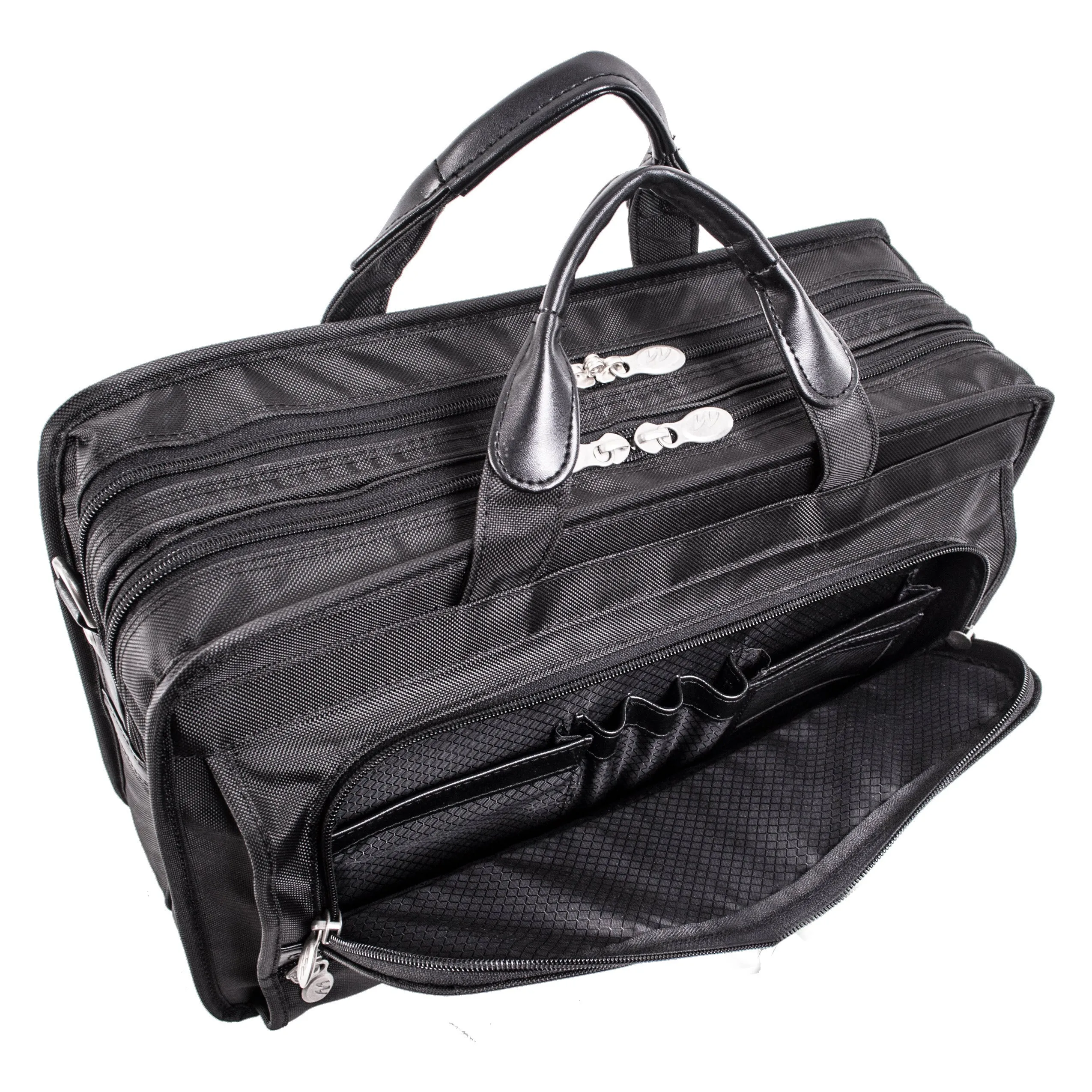 McKlein ELSTON 15" Nylon Double Compartment Laptop Briefcase