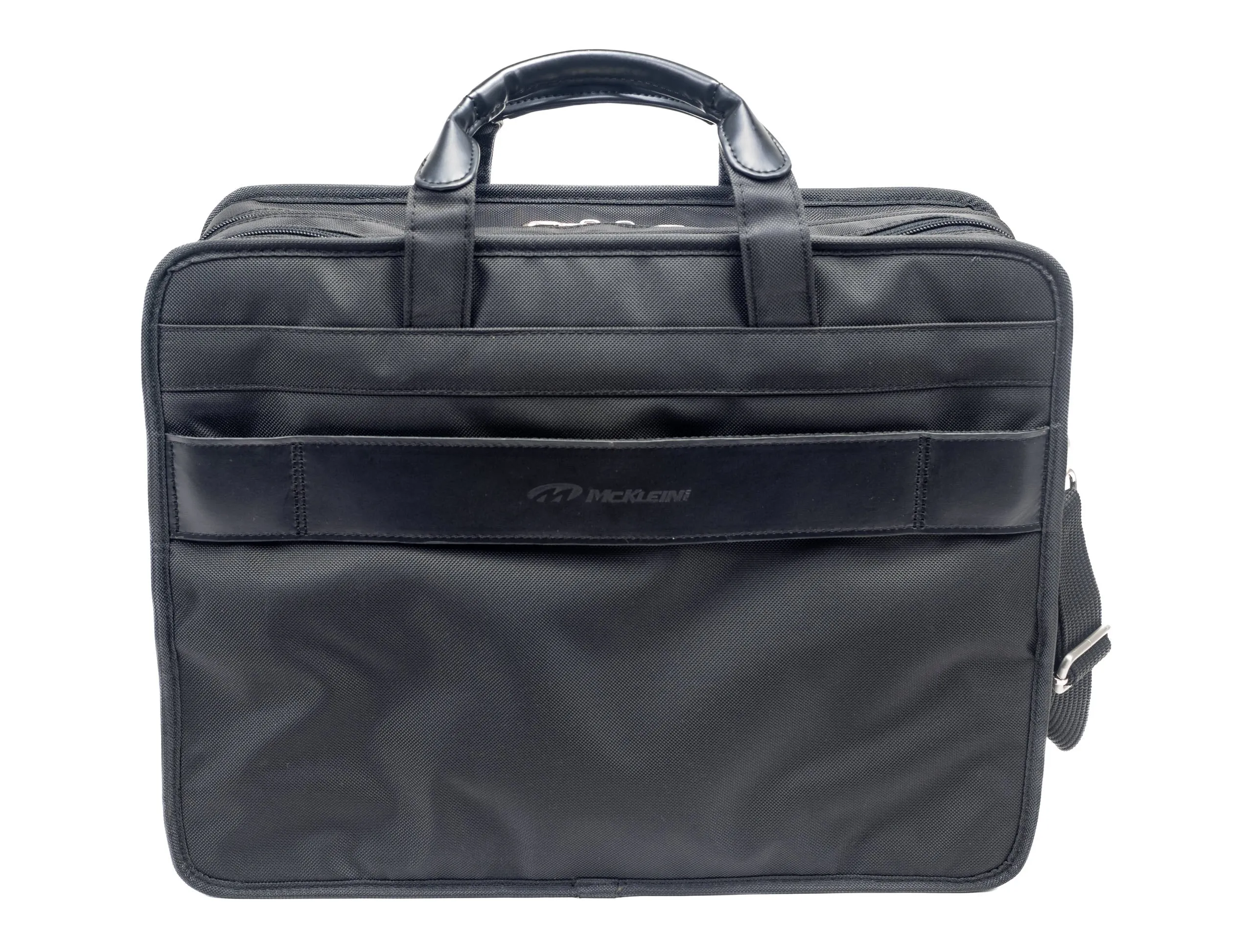 McKlein FRANKLIN 15.6" Nylon Patented Detachable -Wheeled Laptop Briefcase
