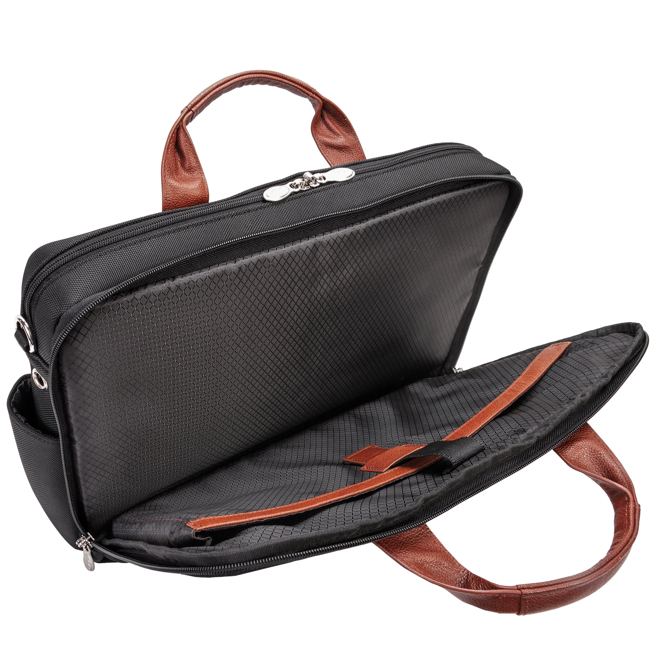McKlein SOUTHPORT 17" Nylon Dual-Compartment Laptop & Tablet Briefcase