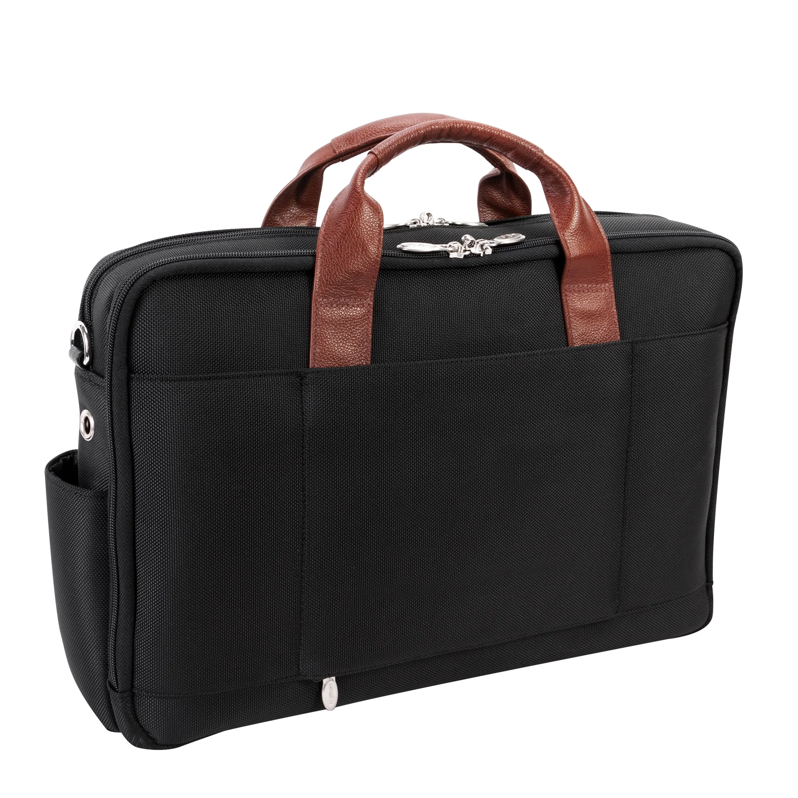 McKlein SOUTHPORT 17" Nylon Dual-Compartment Laptop & Tablet Briefcase