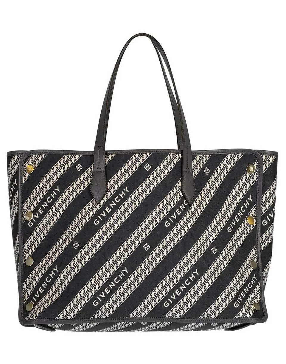 Medium Bond Chain Jacquard Tote