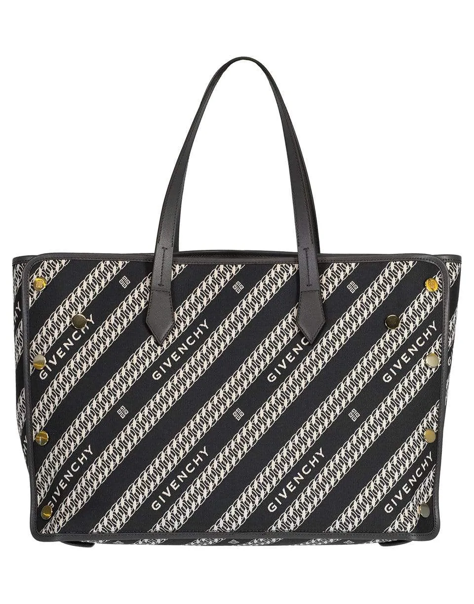 Medium Bond Chain Jacquard Tote