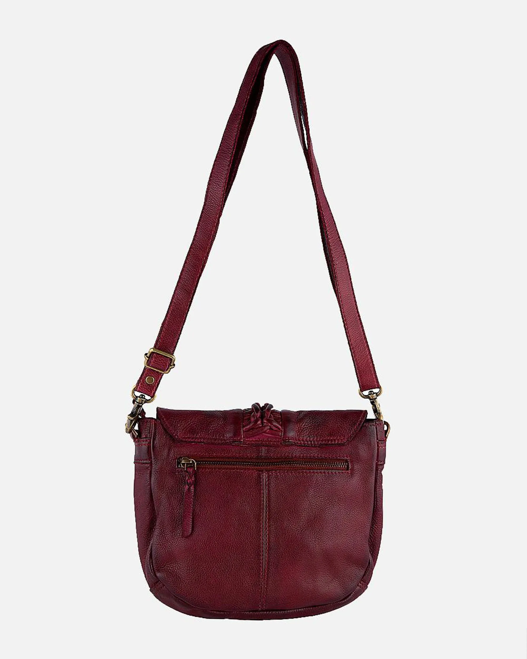 Menke | Braided Leather Crossbody Bag