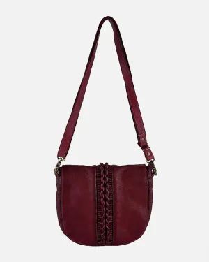 Menke | Braided Leather Crossbody Bag
