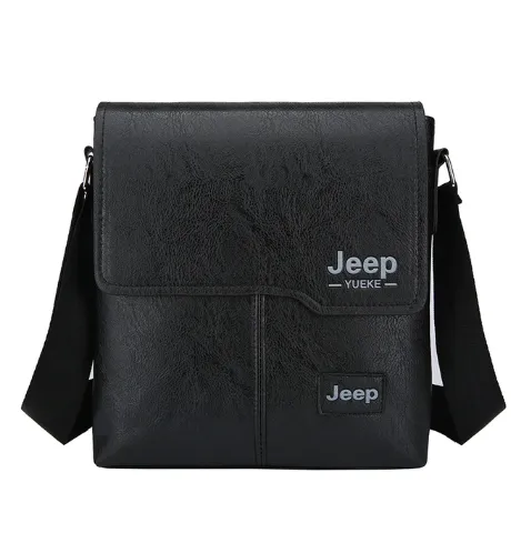 Mens Crossbody Bag Fashion Shoulder Bag Vintage Men's Crossbody Bag Leather PU Retro Messenger